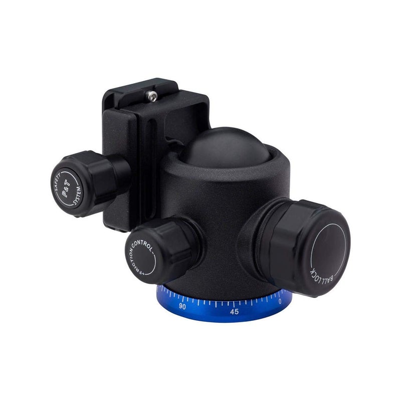 Benro High-Performance Arca-Swiss Compatible Triple-Action Ball Head with PU60 Quick Release Plate, 360Â° Panning & Independent Drag Controls for DSLR/Mirrorless (IB1) - Image 2